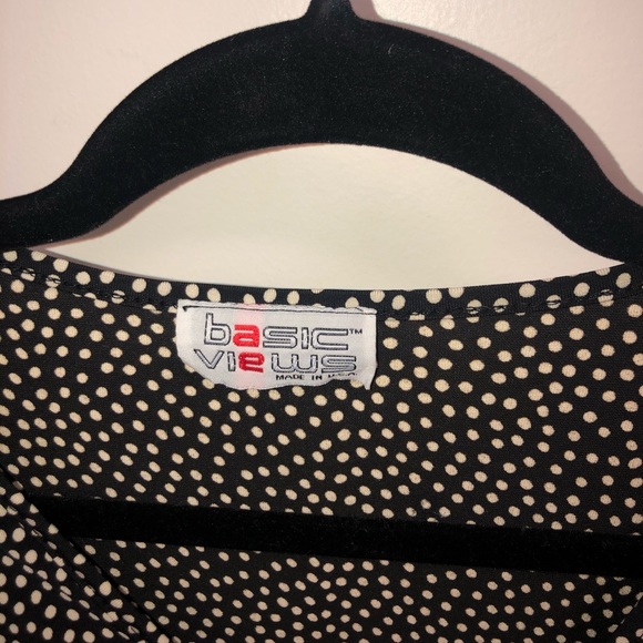 Short black and white poka dot dress - Picture 4 of 4